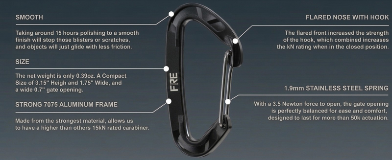 FRE Carabiner Glove Strap image 5